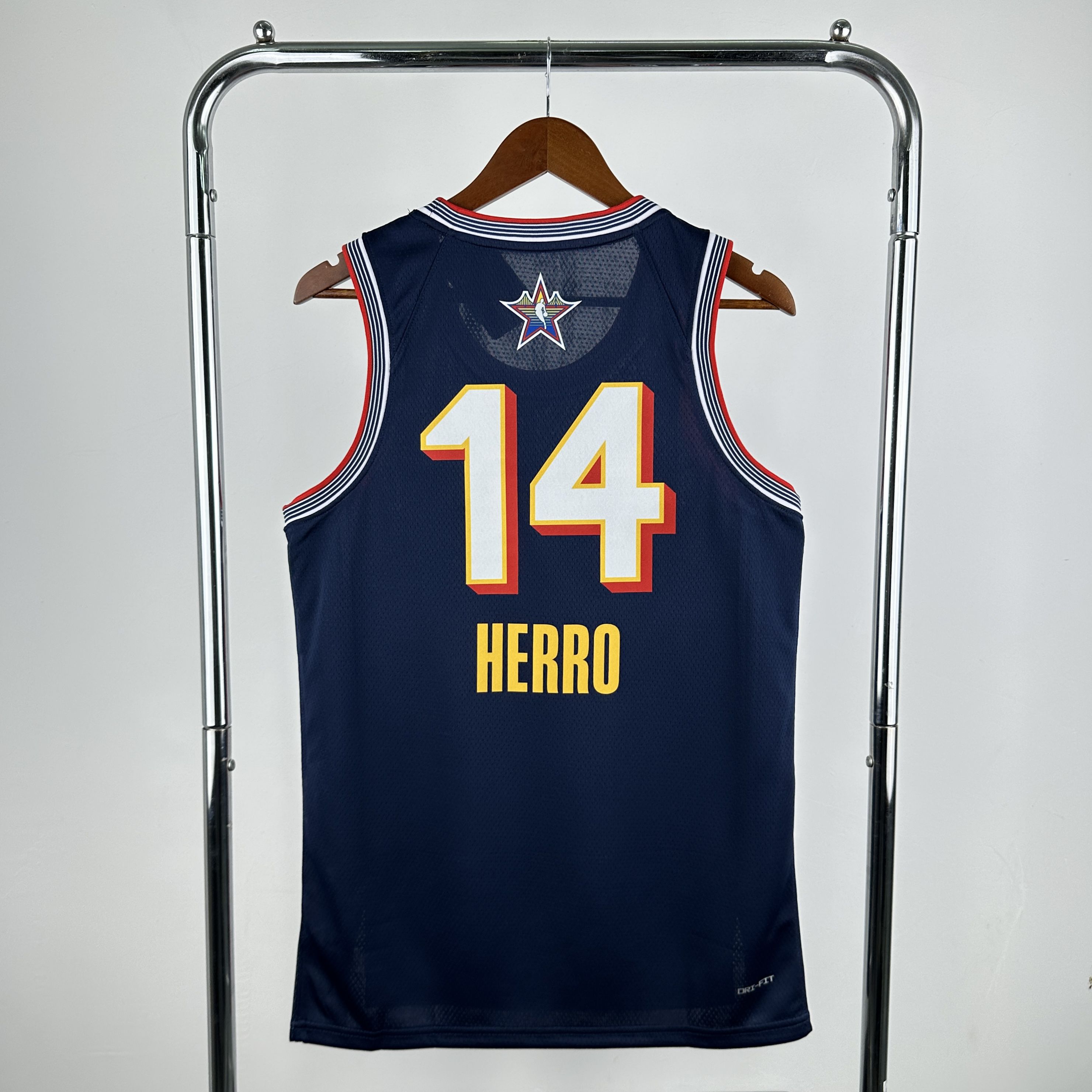 Men 2025 All star #14 Herro Drak Blue Jordan Edition NBA Jersey->more jerseys->NBA Jersey